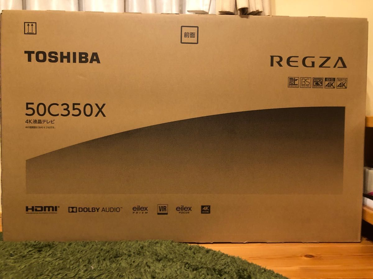 新品・未開封「TOSHIBA 4K液晶テレビ REGZA 50C350X」50インチ 東芝