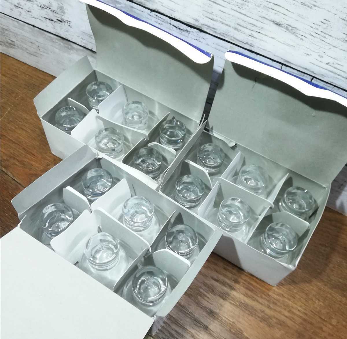 佐々木硝子 清酒グラス 3箱 18客セット 冷酒 柳宗理 未使用 ヴィンテージ レトロ ガラスの画像7