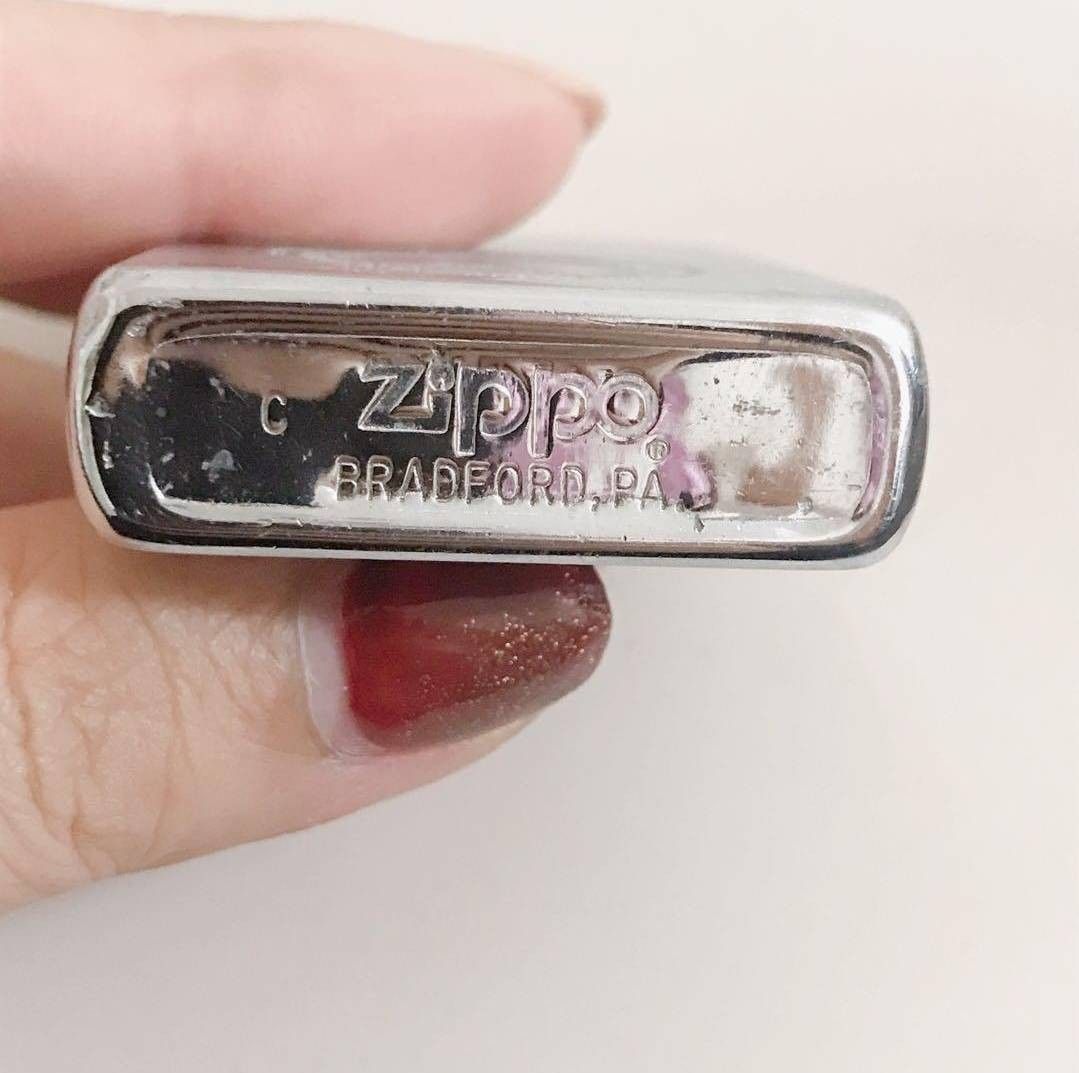 紺×赤 希少 ジッポ zippo オイルライター 動作確認済み - 通販 - kdcow.com