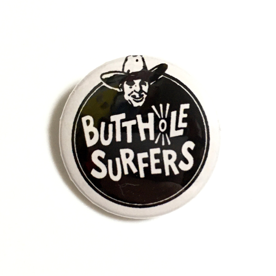 缶バッジ 25mm Butthole Surfers バットフォールサーファーズ Acid PSYCHEDELIC Junk Noise Sucm R&Rの画像1
