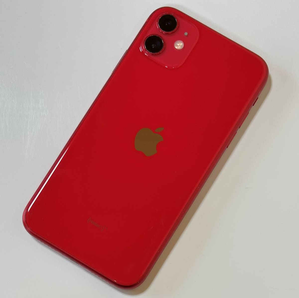 SIMフリー iPhone 11 (PRODUCT)RED Special Edition 64GB MWLV2J/A バッテリー最大容量84％ アクティベーションロック解除済の画像10