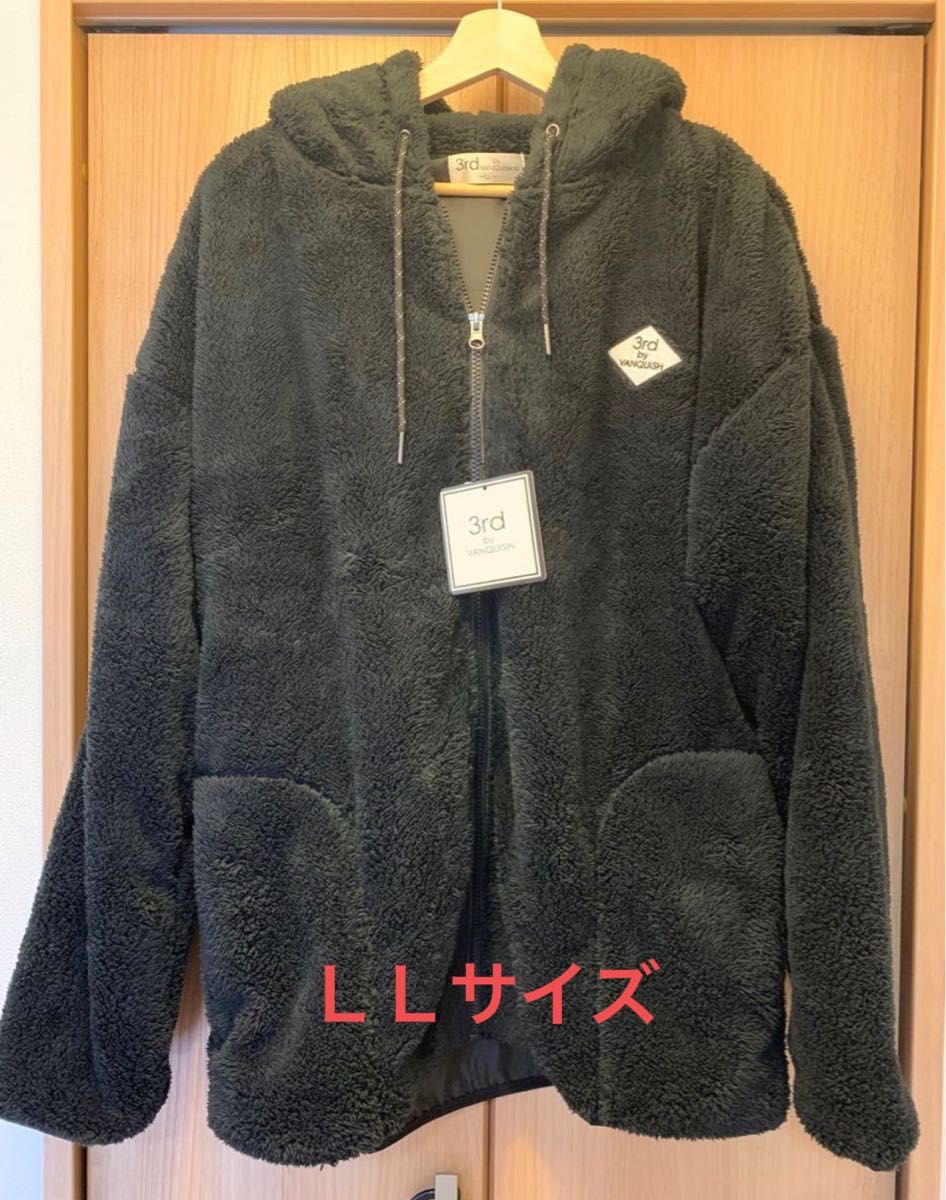 3rd by VANQUISH 朝倉未来フリースジップパーカー L Lサイズ Lサイズ