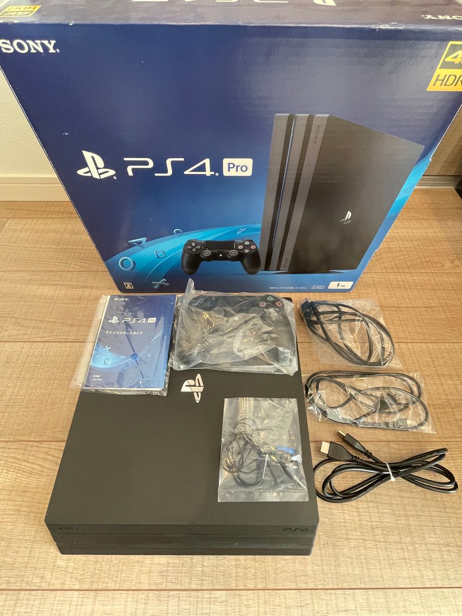 ジャンク品】PlayStation 4 Pro ジェット・ブラック 1TB (CUH-7200BB01