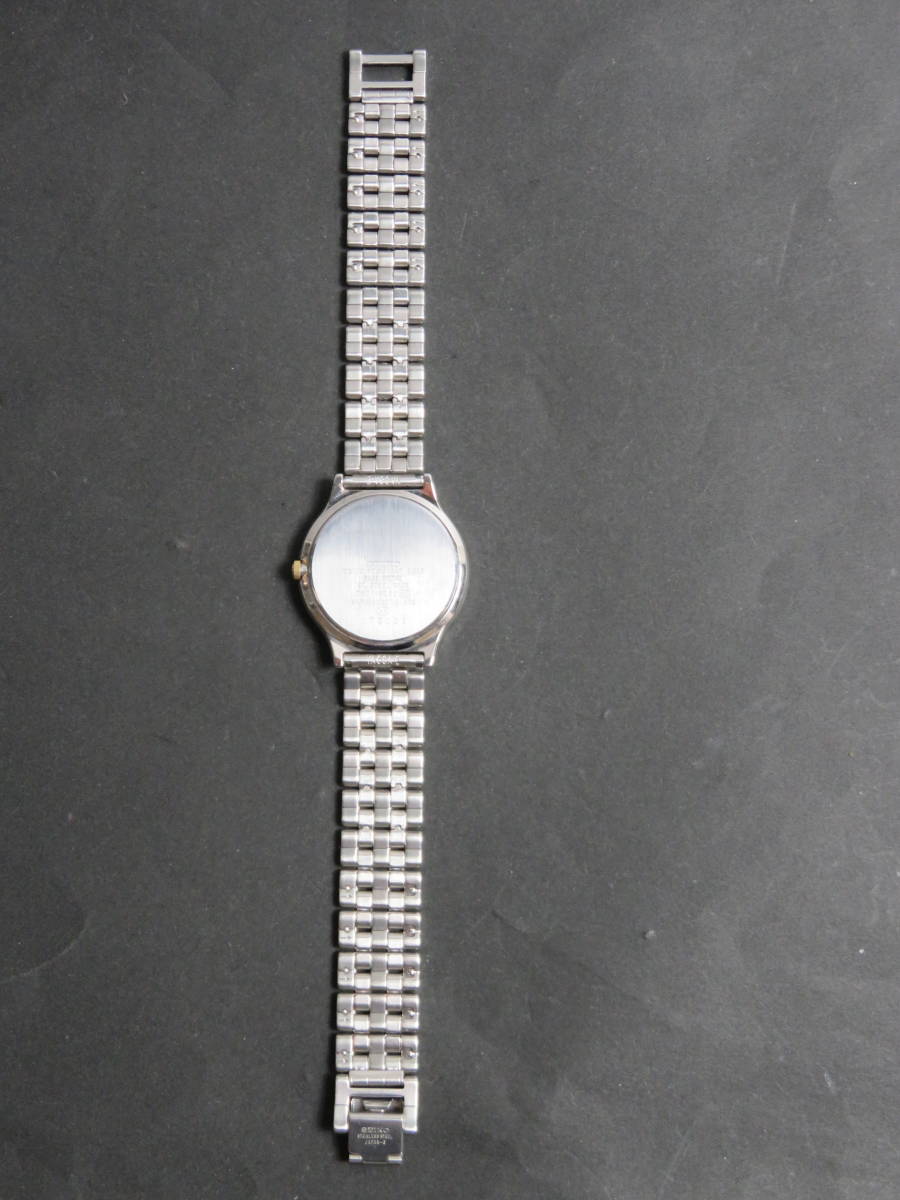 美品 セイコー SEIKO アベニュー AVENUE クォーツ 3針 純正ベルト 7N01-6260 男性用 メンズ 腕時計 T711 稼働品_画像4
