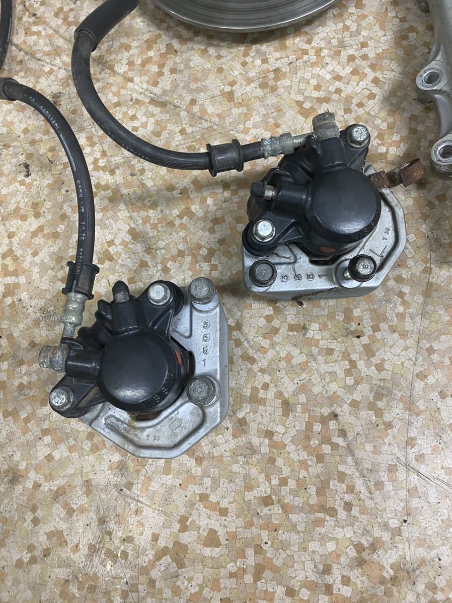 CB250T CB400T CB250N CB400N ダブルディスク セット キャリパー ...