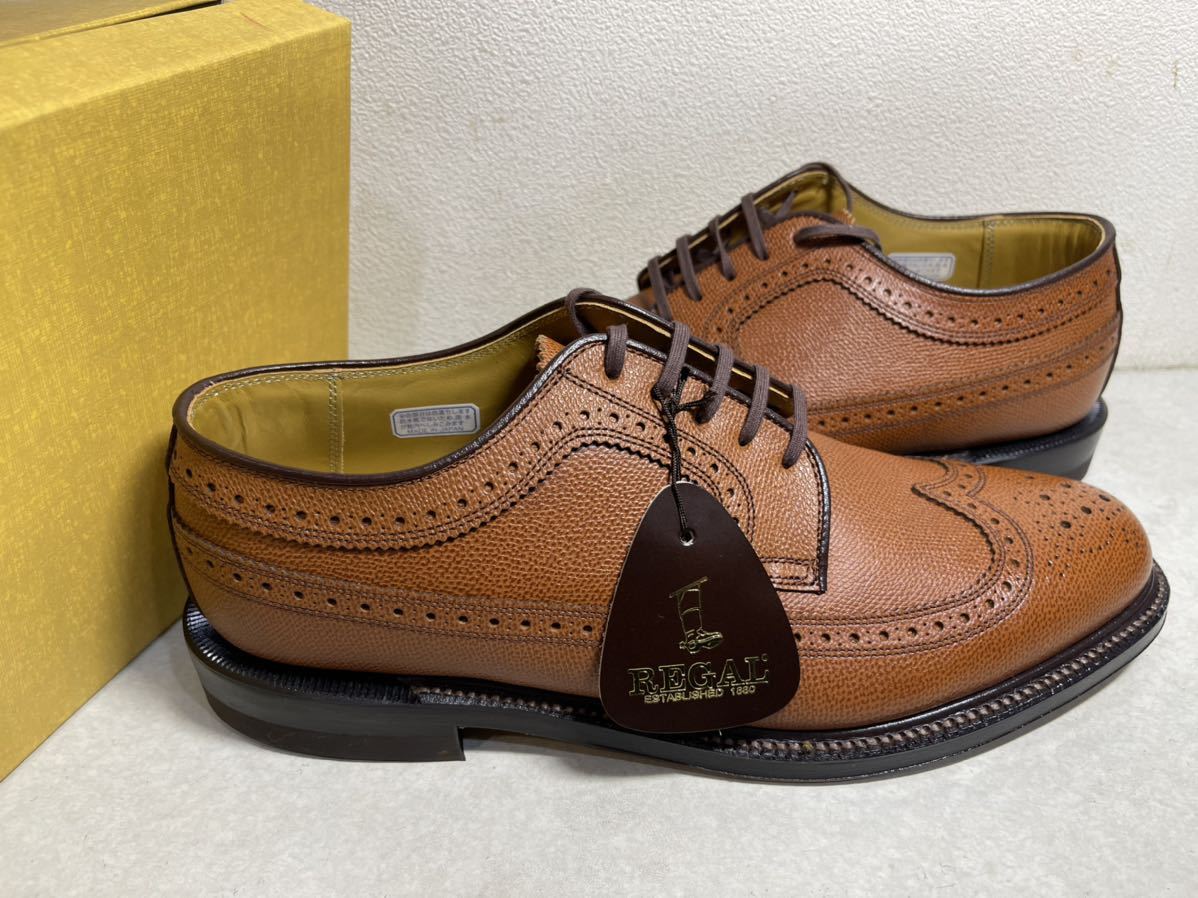 ビジネス】 ○未使用保管品○ REGAL VINTAGE ウイングチップ 24・1/2