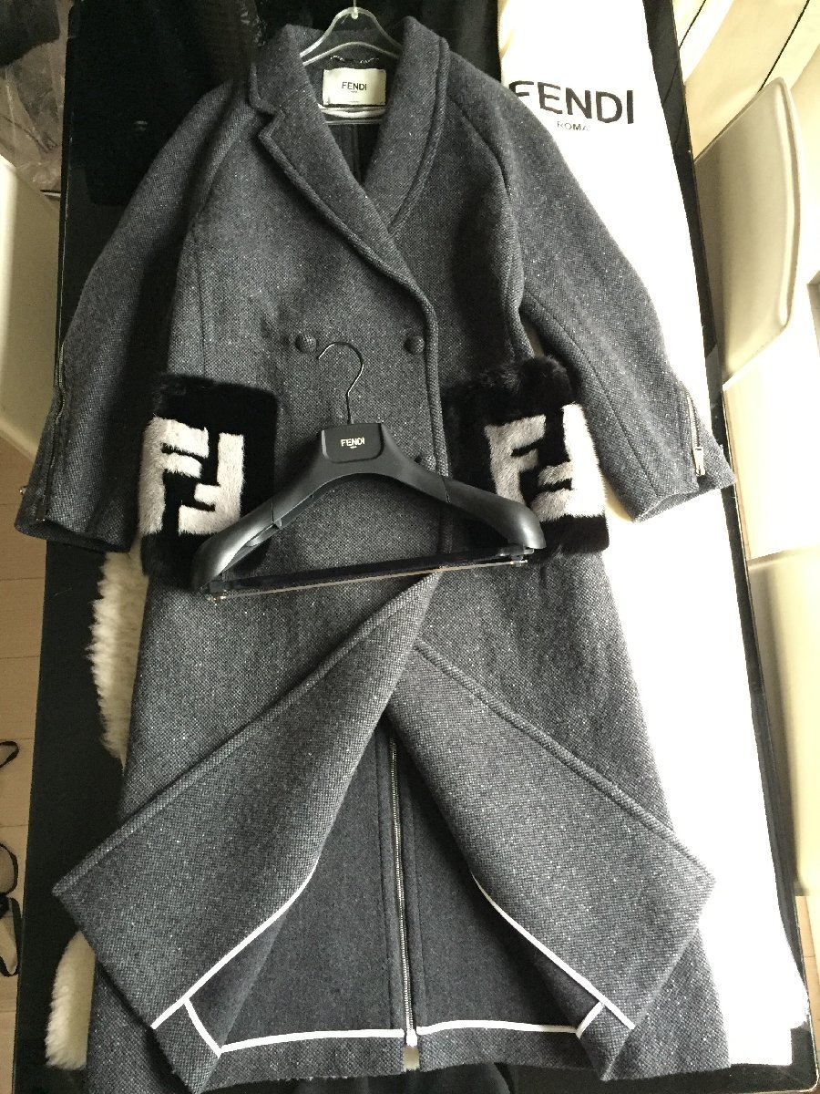 大きな割引 即決 FENDI フェンディ 20AW 菜々緒着 FFロゴミンク