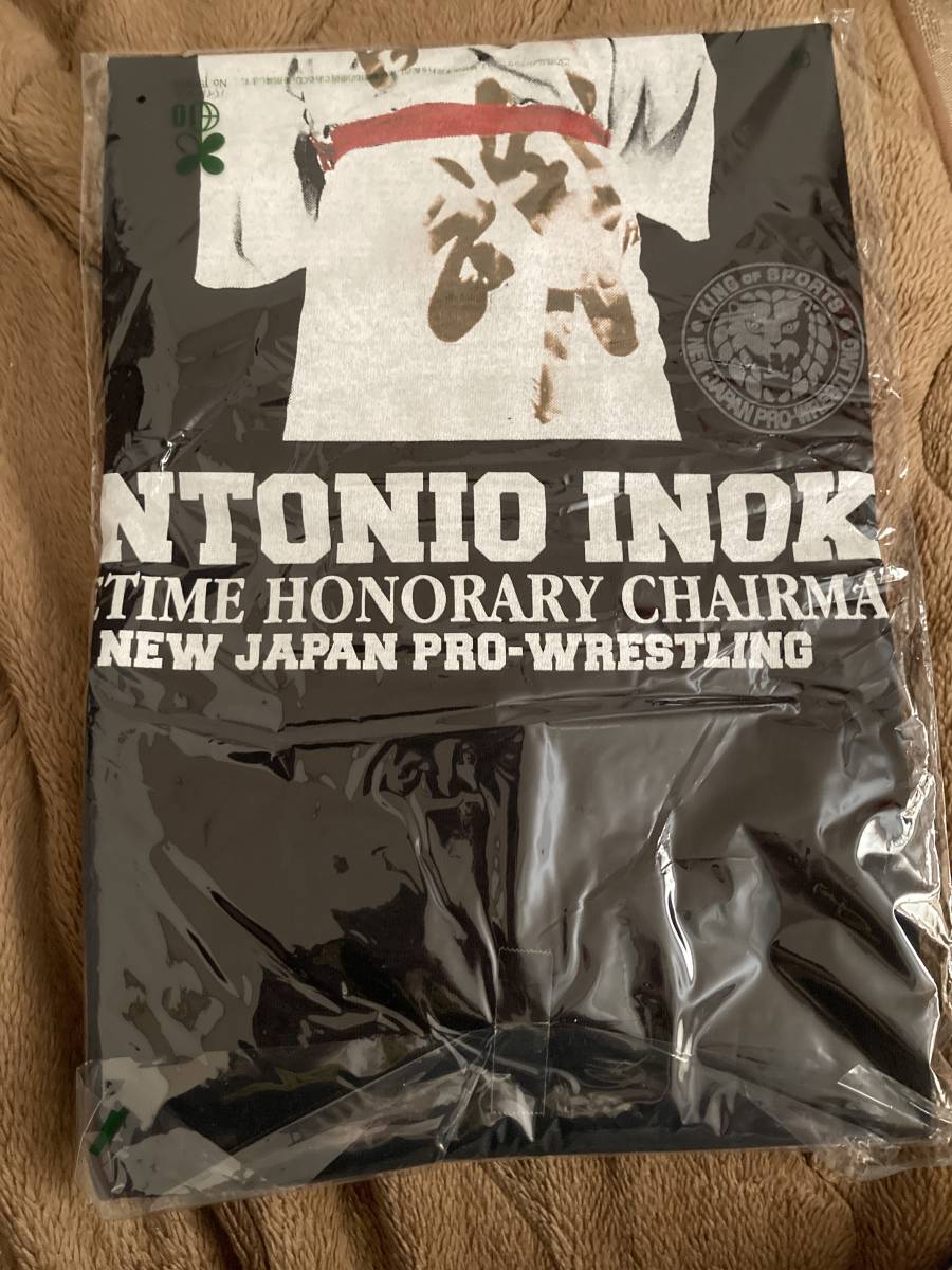 送料無料新品 新日本プロレス50周年 アントニオ猪木 Tシャツ XLサイズ
