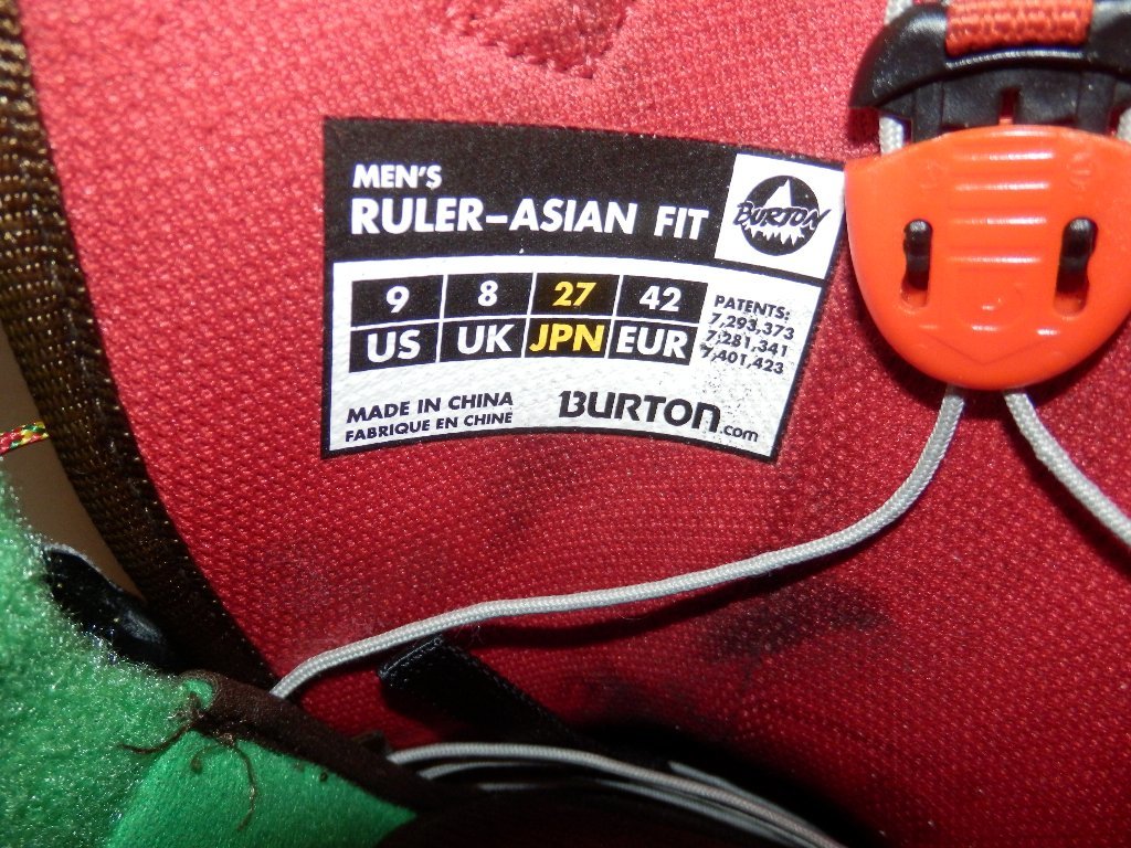 送料無料 BURTON バートン メンズ スノーボードブーツ RULER-ASIAN FIT