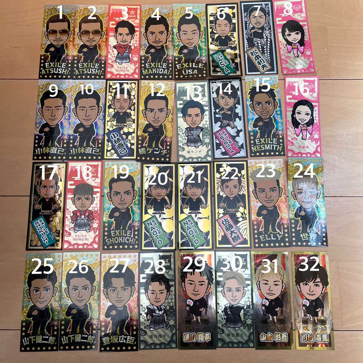 LDH千社札ステッカー