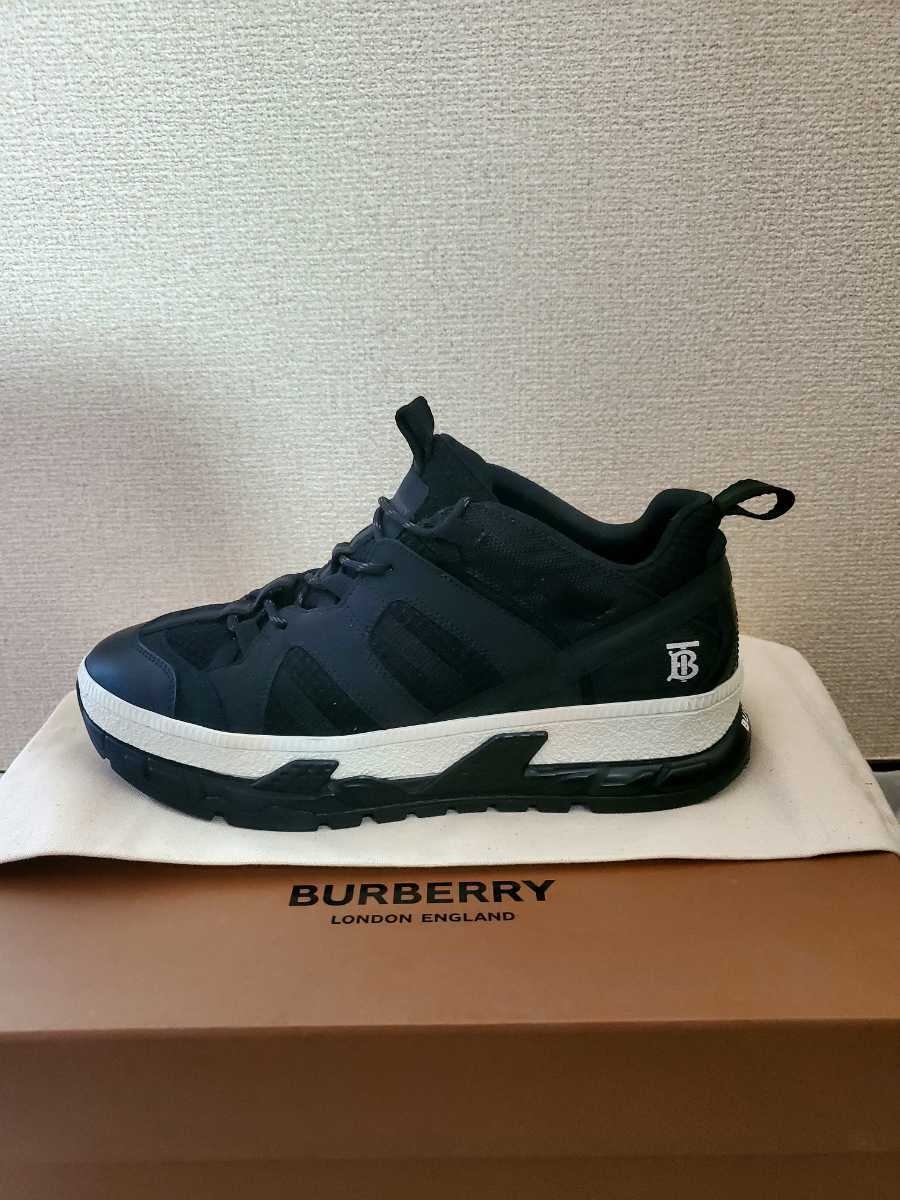 美品BURBERRYLONDONバーバリーユニオンスニーカーローカットスニーカー-