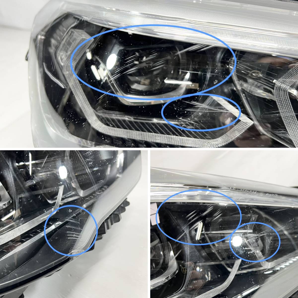 ＊ジャンク 送料込＊即決 BMW X1 F48 後期 純正 LED 右 ヘッドライト 63.11-5A01174-02 フロント 右側 ランプ Valeo 送料無料 568_画像4