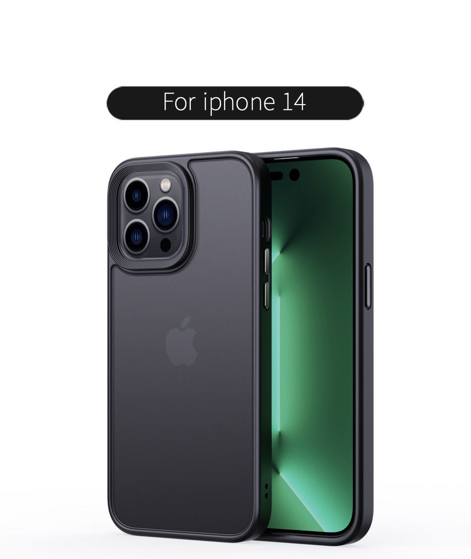 iPhone14 カバー ブラック 上品 頑丈 スマホカバー 高級感 通販