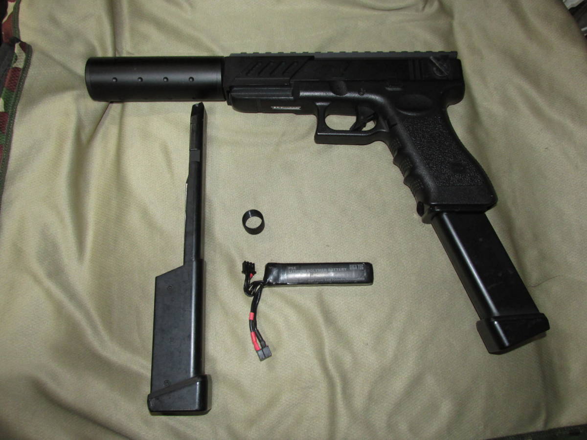 カスタム品 G18C グロック 83〜84m/s リポ化 SBD 組み込み済み カスタム品 G18C グロック 83〜84m/s リポ化 SBD 組み込み済み