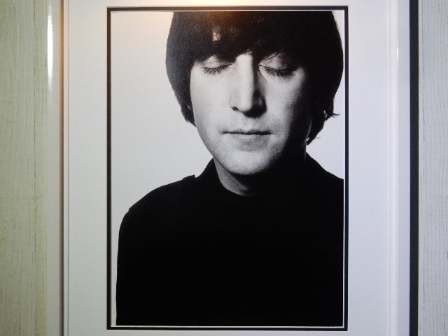  John * Lennon / art Picture frame /John Lennon/1965/Beatles/ Beatles / lock Icon /Framed John Lennon/ lock bar * art 