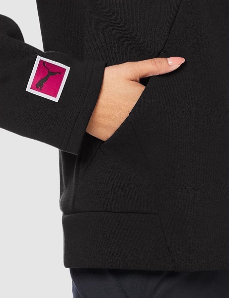  Puma S женский Contrast цвет тренировочный жакет брюки-джоггеры обычная цена 15840 иен черный белый верх и низ 