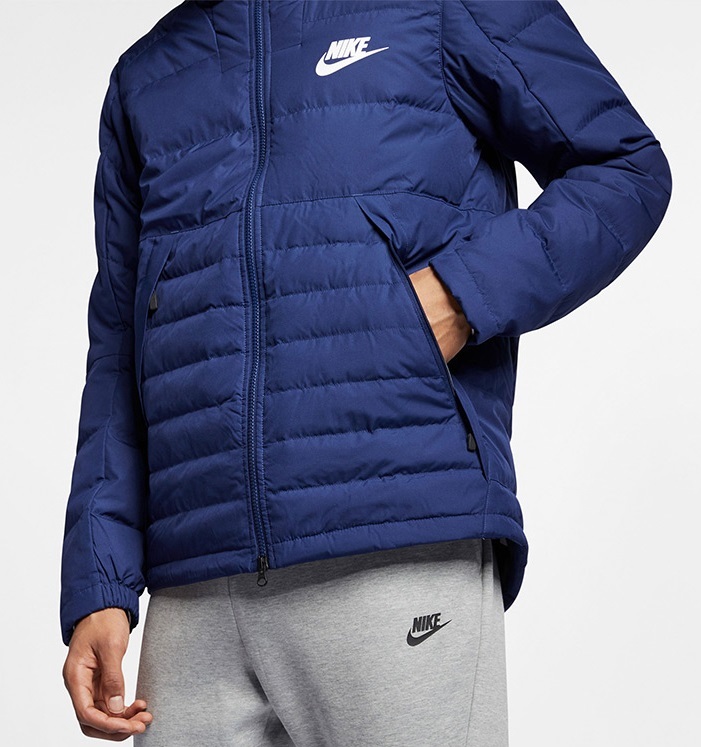 激安超安値 ダウンジャケット 定価19800円 S ナイキ ネイビー NIKE