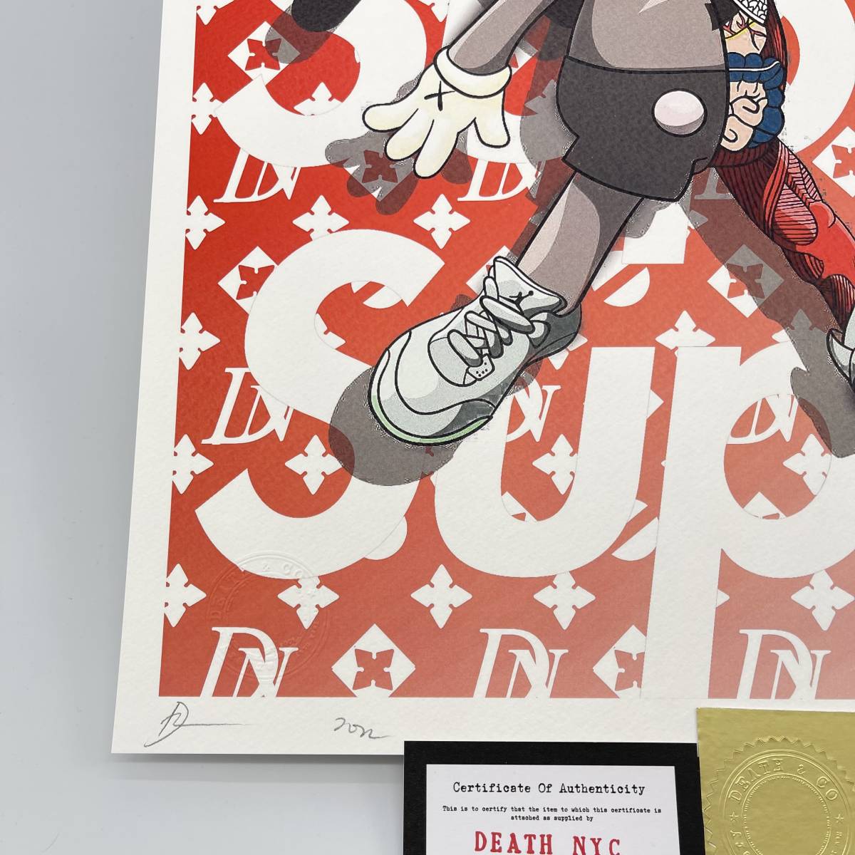Yahoo!オークション - DEATH NYC 世界限定100枚 アートポスター Ka...