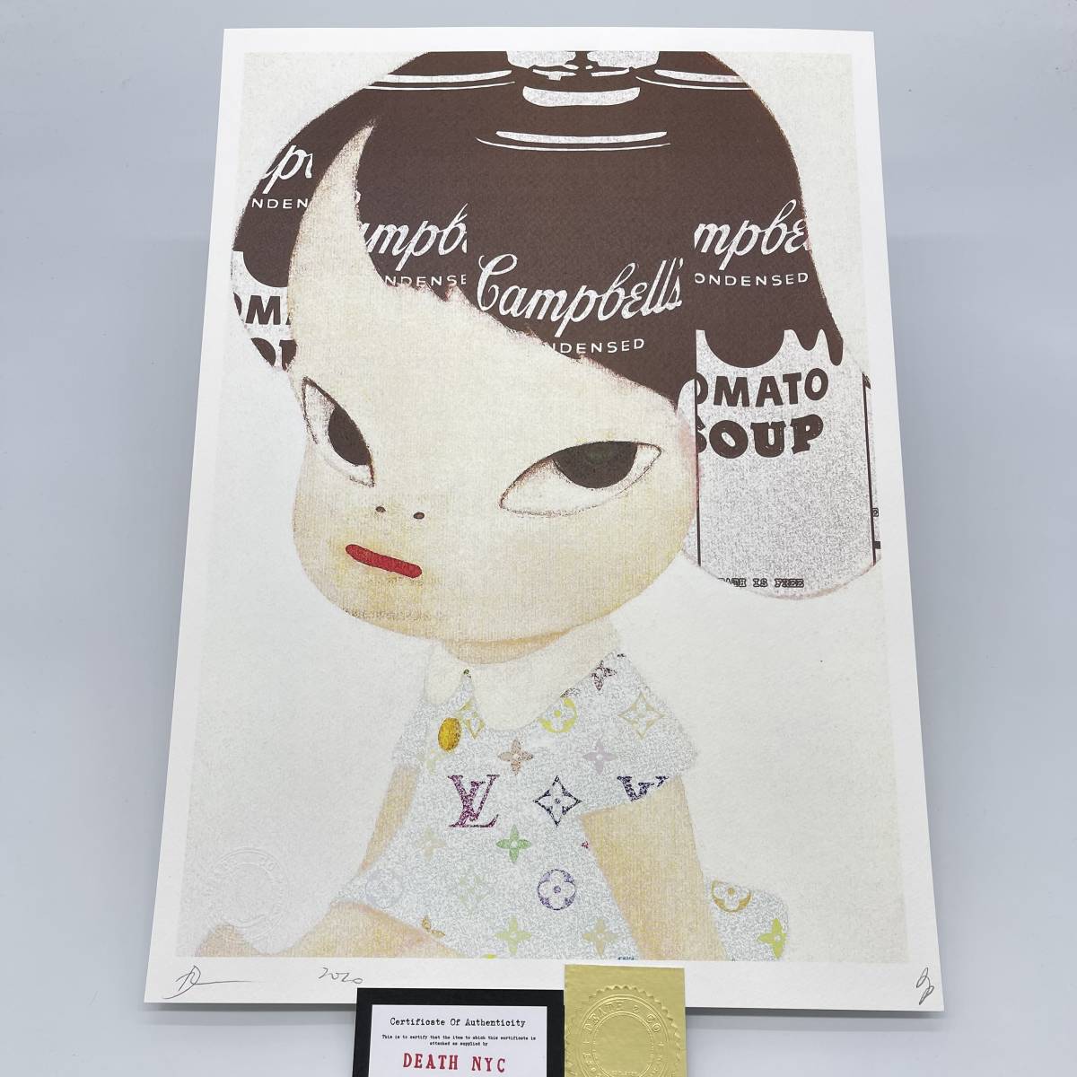 Death Nyc(カウズ ナイキ)アートポスター 未使用/極美品 出産祝い