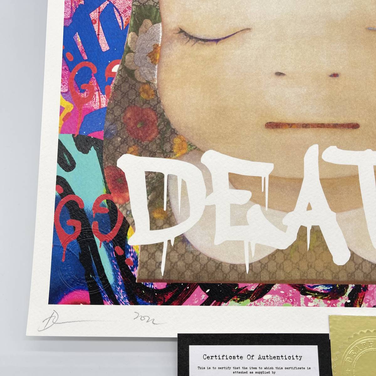DEATH NYC 世界限定100枚 アートポスター 奈良美智 GUCCI kanika.ec