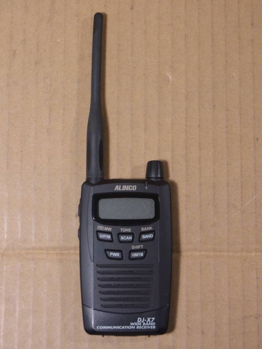 ヤフオク! - ALINCO 広帯域受信機 DJ-X7(中古品 ワイドバン...