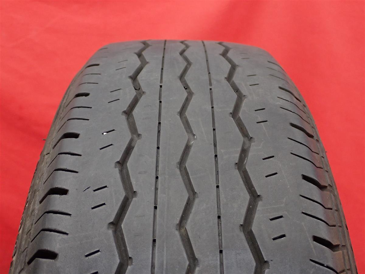 【 激安 中古 単品1本 】 ハイエース 純正 鉄ホイール + ブリヂストン BS エコピア RD-613 [195/80R15 107/105N] 6.5分山 スペア用 tw15_画像2