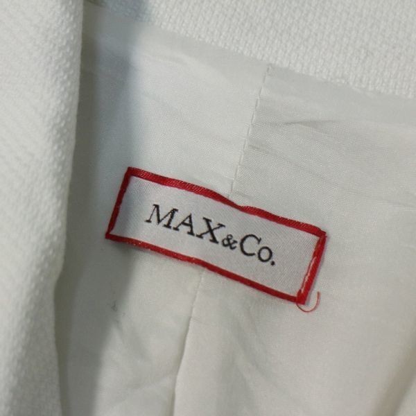 《オススメ◎》MAX&Co マックスアンドコー★ブレザー*テーラードジャケット*ホワイト(LA917)◆S60_画像6