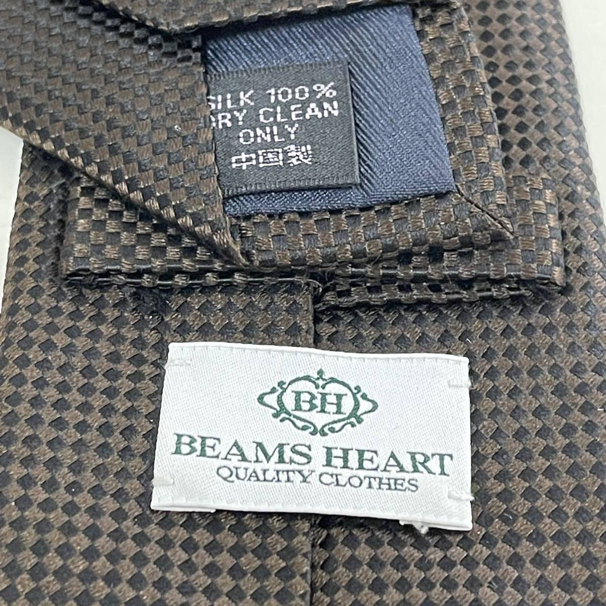 BEAMS( Beams ) чёрный Brown галстук 