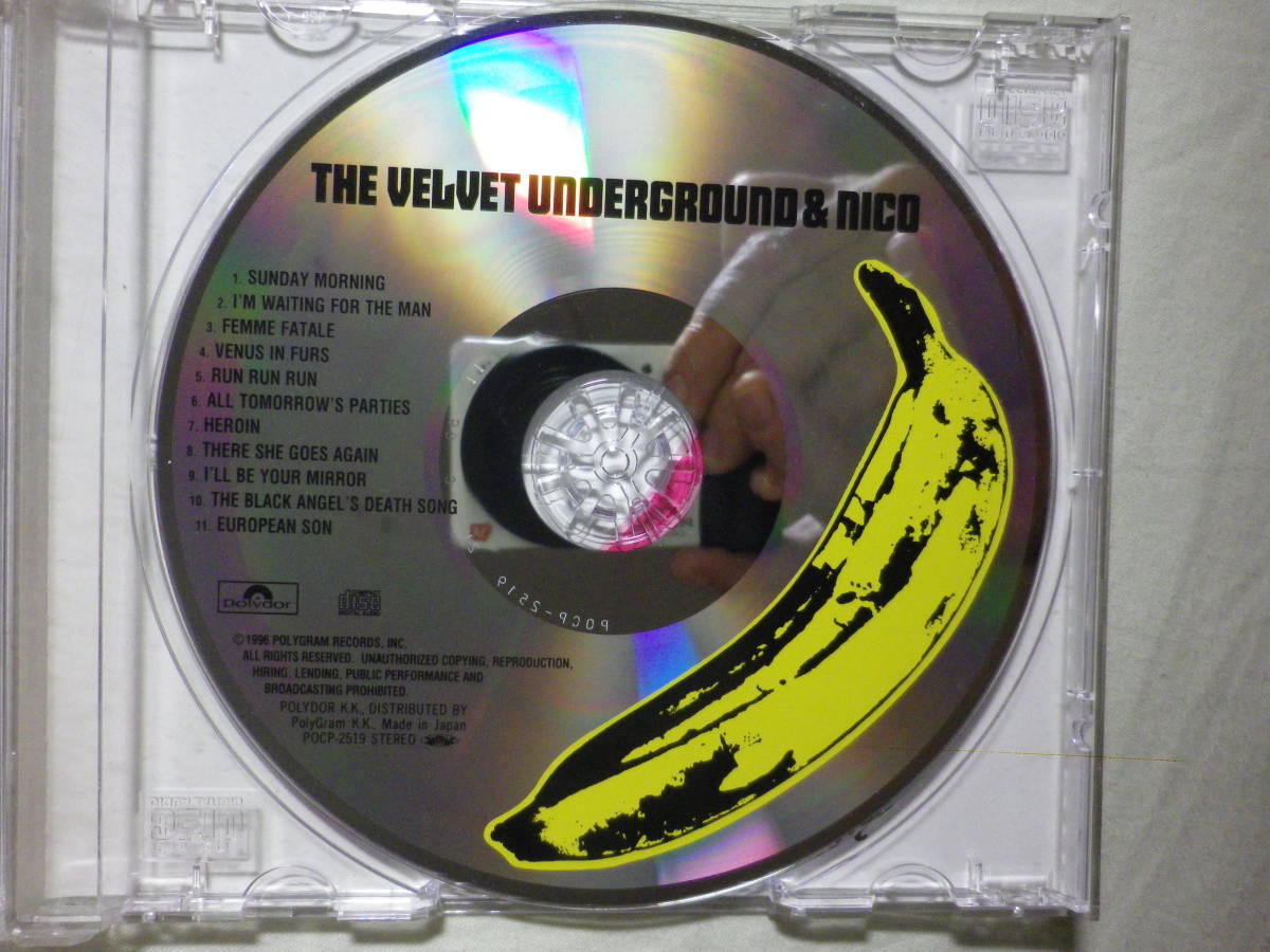 『The Velvet Underground & Nico/The Velvet Underground ＆ Nico(1967)』(1996年発売,POCP-2519,1st,廃盤,国内盤帯付,歌詞付,Lou Reed)の画像3
