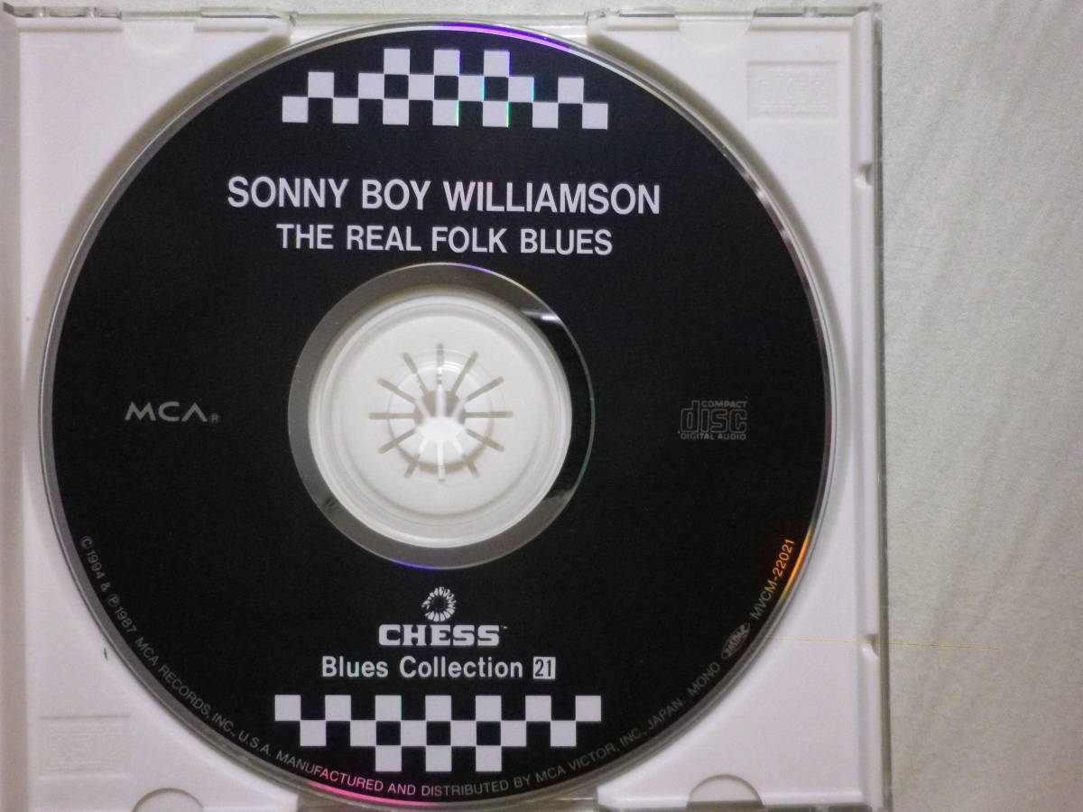 『Sonny Boy Williamson/The Real Folk Blues(1966)』(1994年発売,MVCM-22021,廃盤,国内盤帯付,歌詞付,Got to Move,Down Child)の画像3