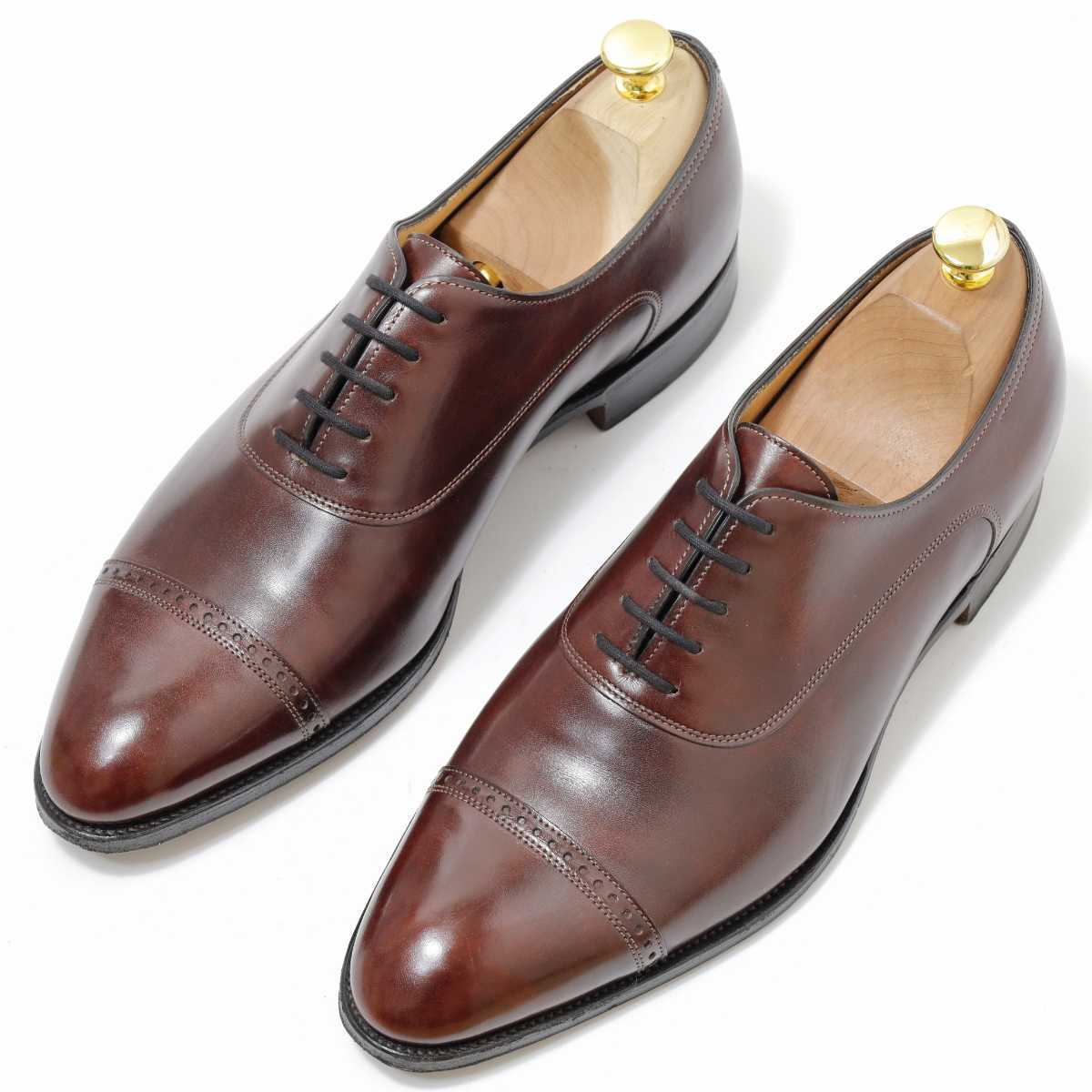 ★美品★【JOHN LOBB】CHIGWELL■8.5E/27cm■内羽根式パンチドキャップトゥ■Misty Calf■2511ラスト■ジョンロブ■チグウェル_画像1