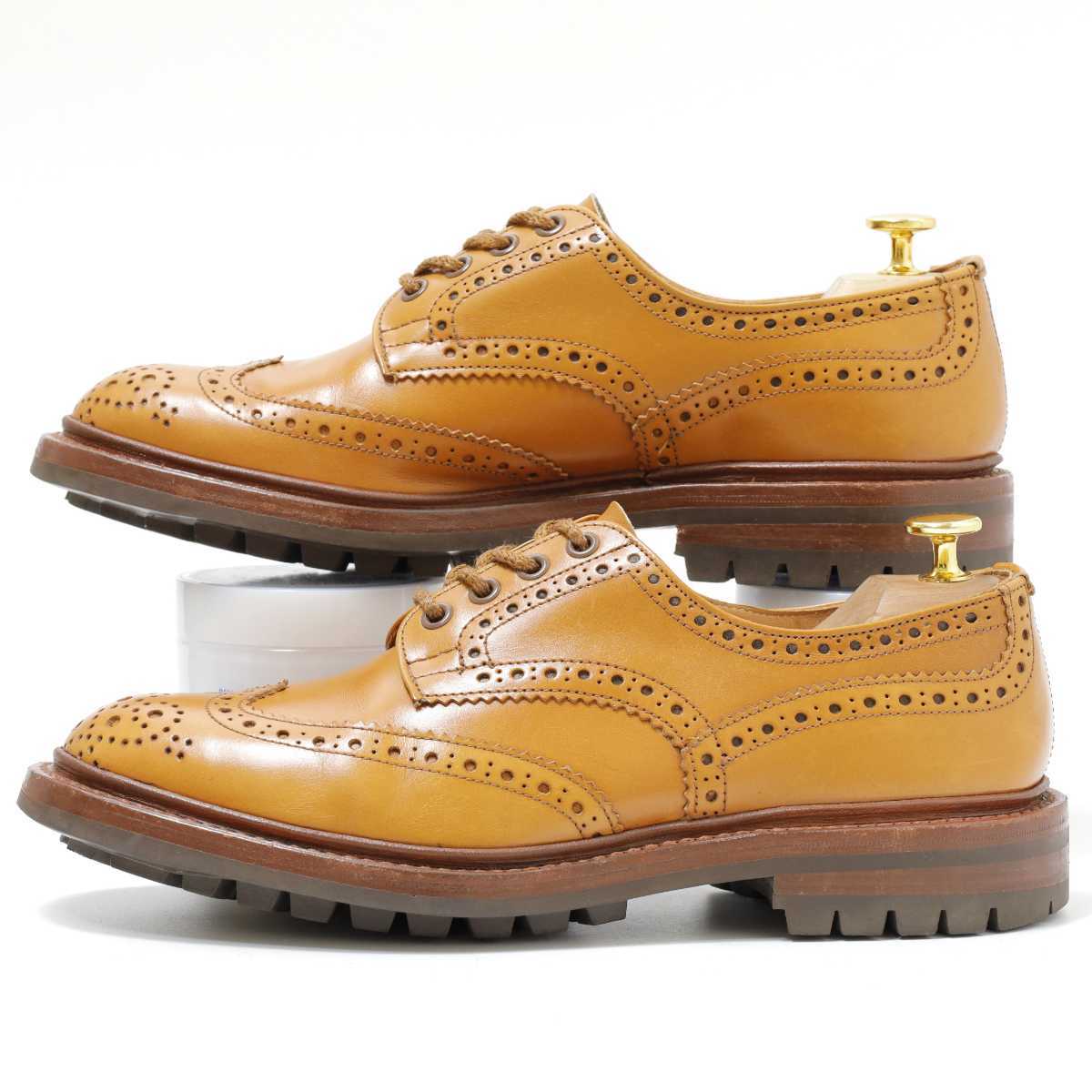 ★美品★【Tricker's】BOURTON■7.5/26cm■Acorn■外羽根式フルブローグ■トリッカーズ■バートン■エイコン■コマンドソール_画像3