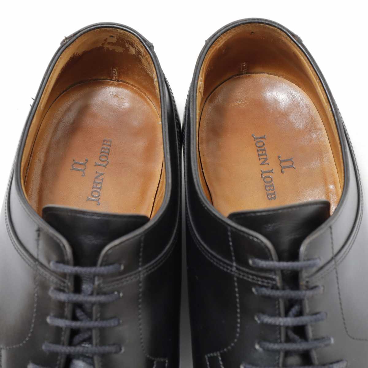 JOHN LOBB】BARROS6EE/24.5cm外羽根式Uチップジョンロブバロスブラック