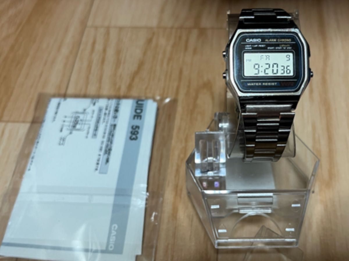 CASIO カシオ ビンテージ デジタル腕時計 メタルバンド 希少モデル♪