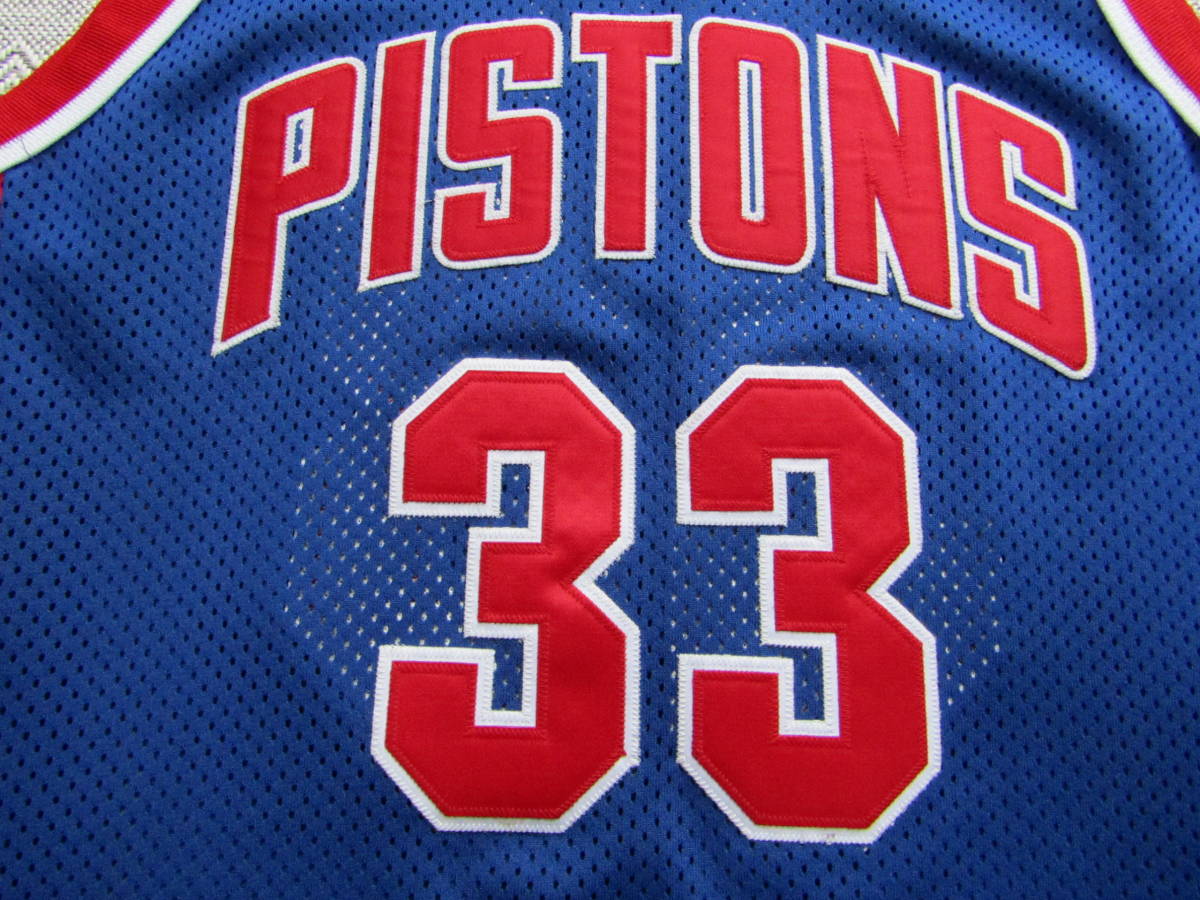 大得価即納 NBA チャンピオン製 Detroit pistons/デトロイト ピストンズ Grant Hill/グラント ヒル ＃33