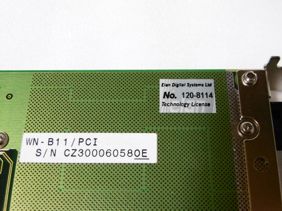 動作確認済み ◆◇◆ PCIバス CardBus PCカードアダプタ ◆◇◆ I-0 DATA WN-B11/PCIの画像4