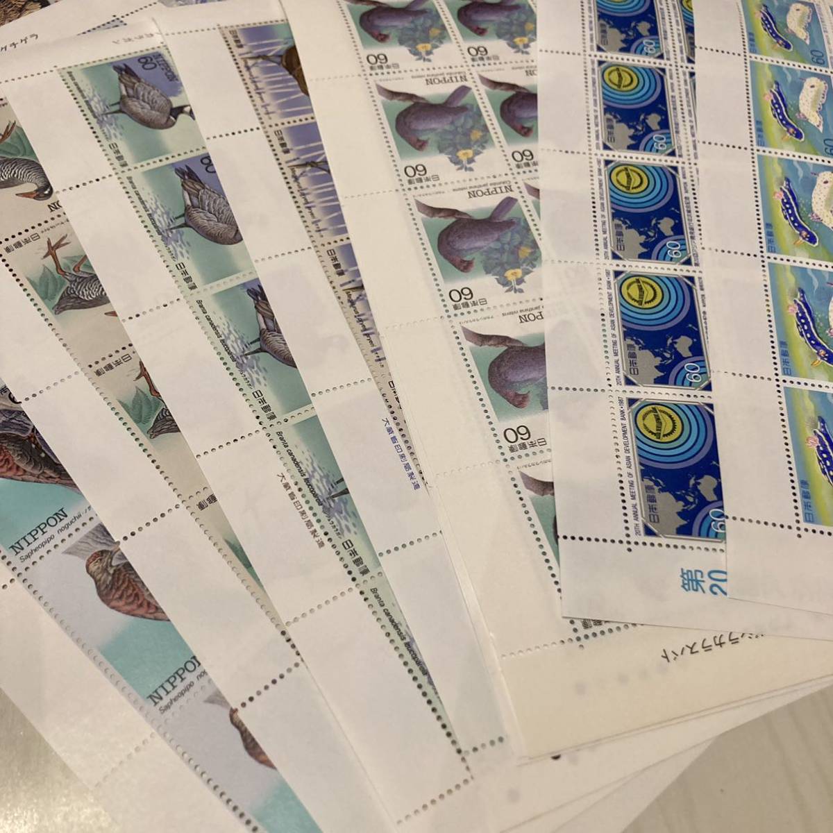 【未使用】切手１２万円分 ６０円×２０枚 シート １００枚 まとめて 記念切手 特殊切手 郵便切手 ② - 9