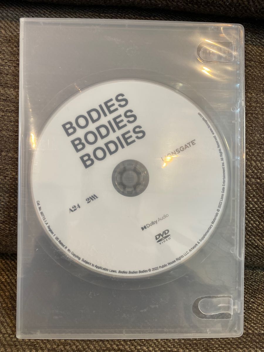 未使用品　日本未公開　北米盤　Bodies Bodies Bodies  DVD