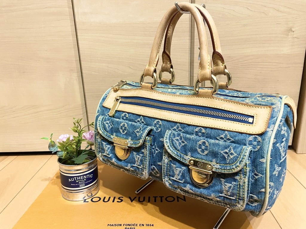野花 卯月 LOUIS VUITTON ネオスピーディモノグラム デニム