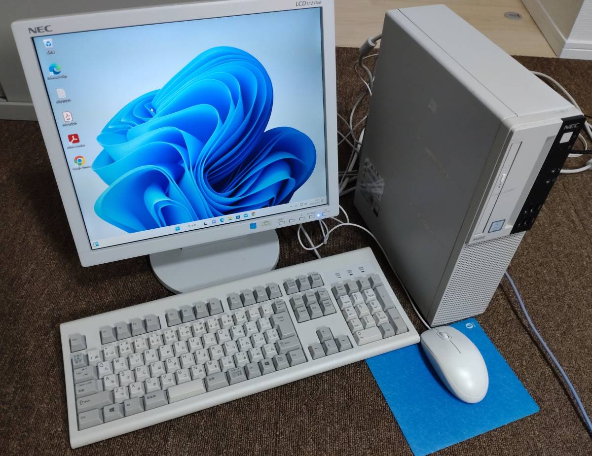 NEC PC-DA770EAW パソコン キーボード マウス 付き-