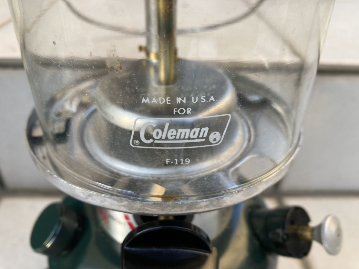 送料無料 コールマン 288 Coleman 93年 12月 製造 ケース付 ガソリンランタン ホワイトガソリン ツーマントル