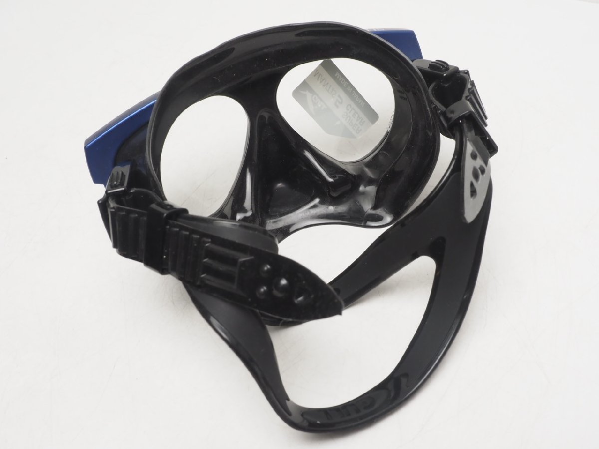 USED GULL ガル MANTIS 5 マンティス 5 マスク ダイビングマスク 保管ケース付 ブラックシリコン ランク:AA ダイビング用品 [KK51455]の画像3