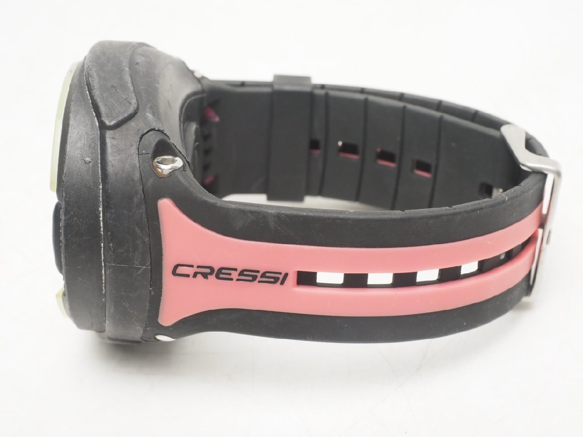 USED 1円～同梱不可 CRESSI クレッシィ Leonardo レオナルド ダイブコンピューター バッテリー交換済 クレッシー ダイビング用品[AA51598]の画像4