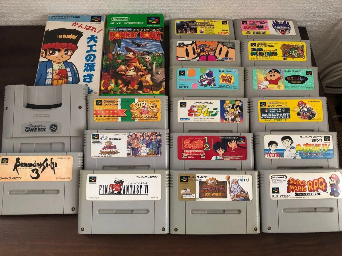 スーパーファミコン　ゲームボーイ　ソフトまとめ売り