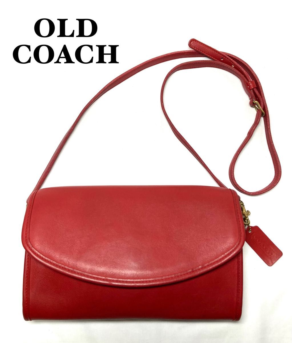 COACH オールドコーチ ショルダーバッグ 9945 レッド