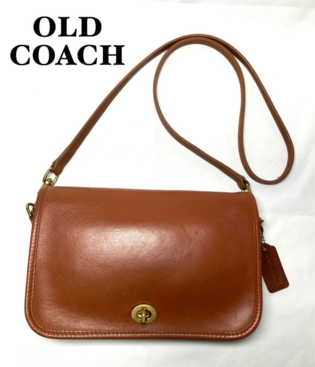 美品】COACH オールドコーチ ショルダーバッグ ターンロック 110 美品】COACH オールドコーチ ショルダーバッグ ターンロック 110