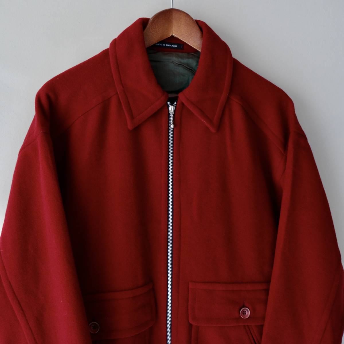 デッドストック【 identikit clothing 】ウール ジップ ジャケット
