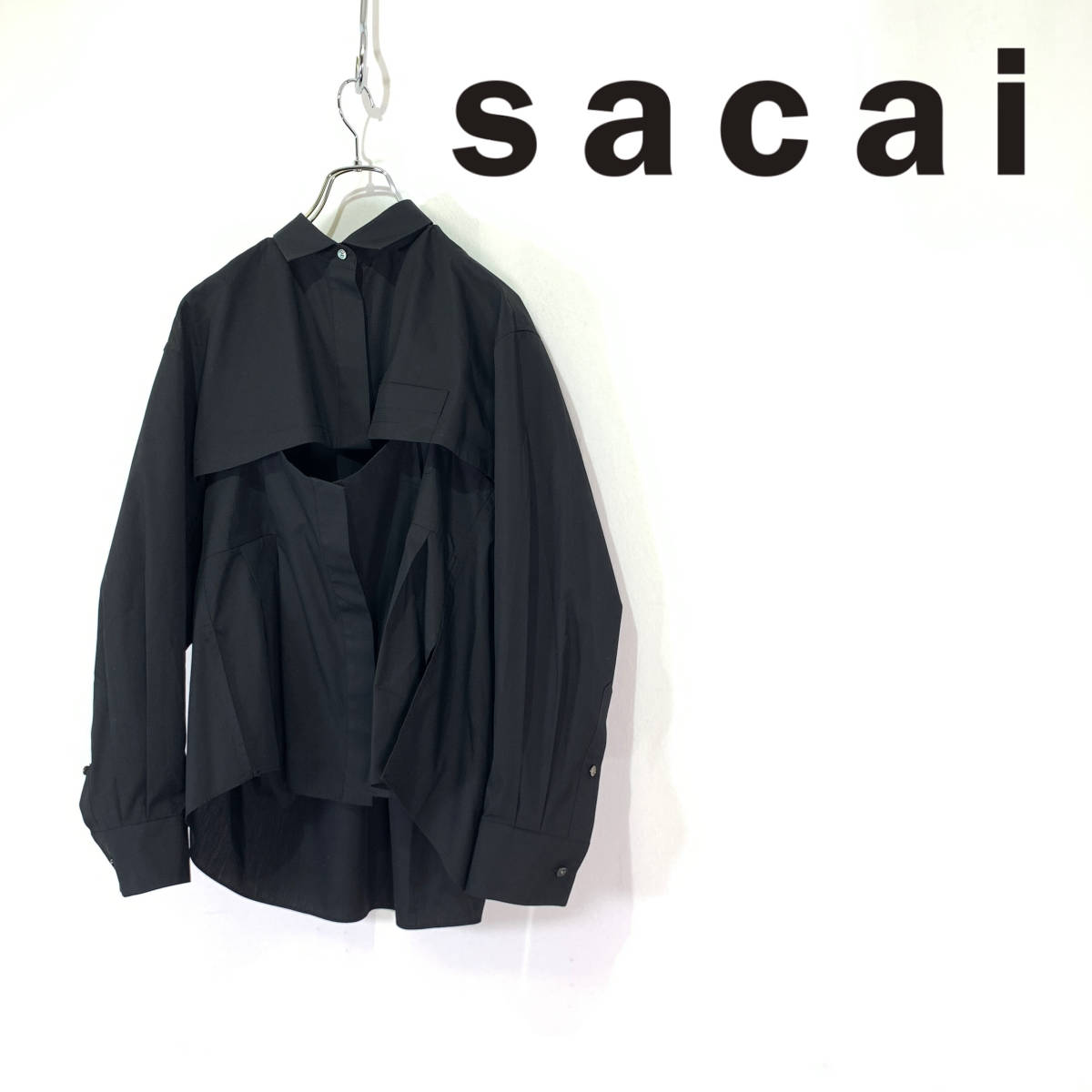 Yahoo!オークション   SS sacai Cotton Poplin Sh