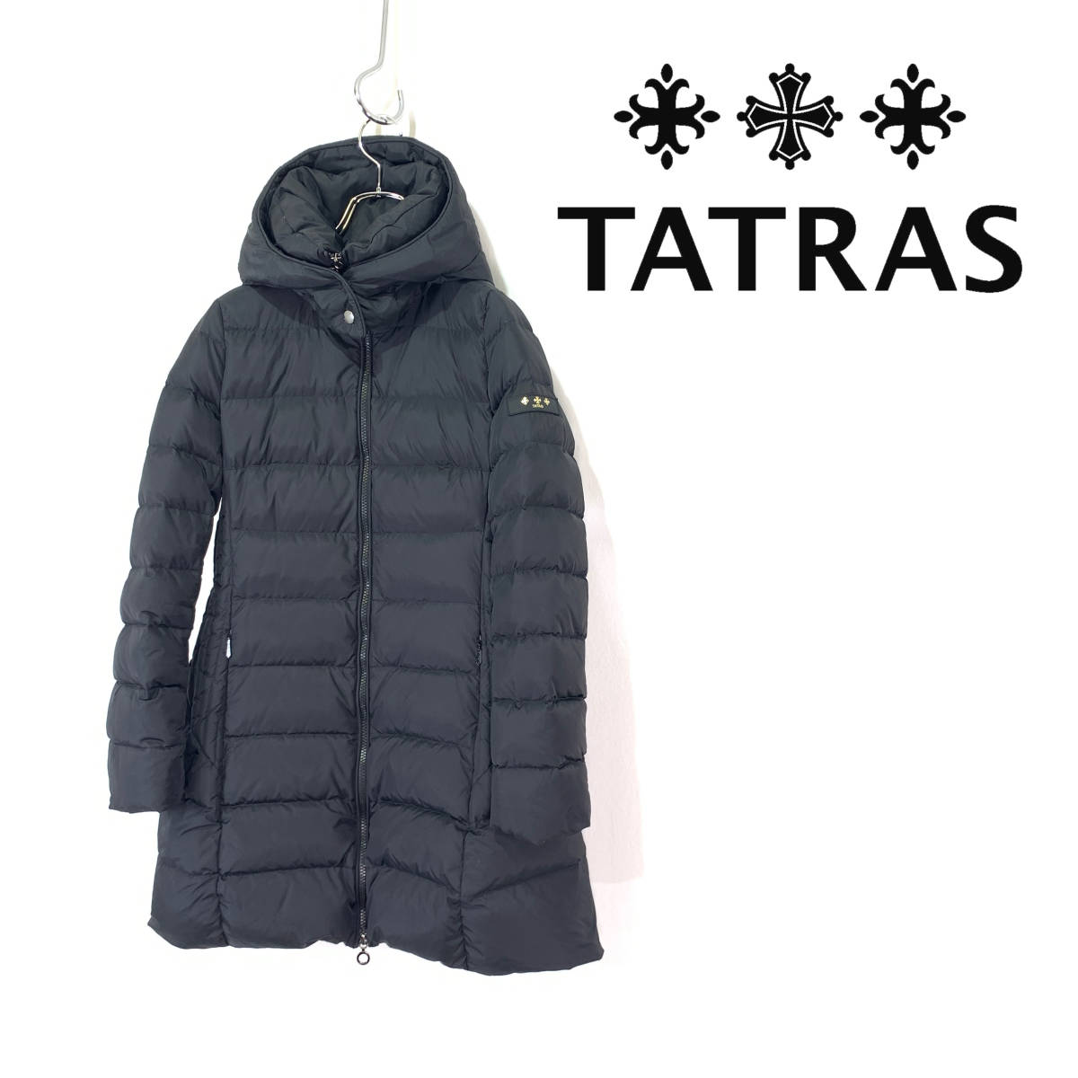 タトラス TATRAS ポリテアマ ダウンコート サイズ01 ブラック【美品】-