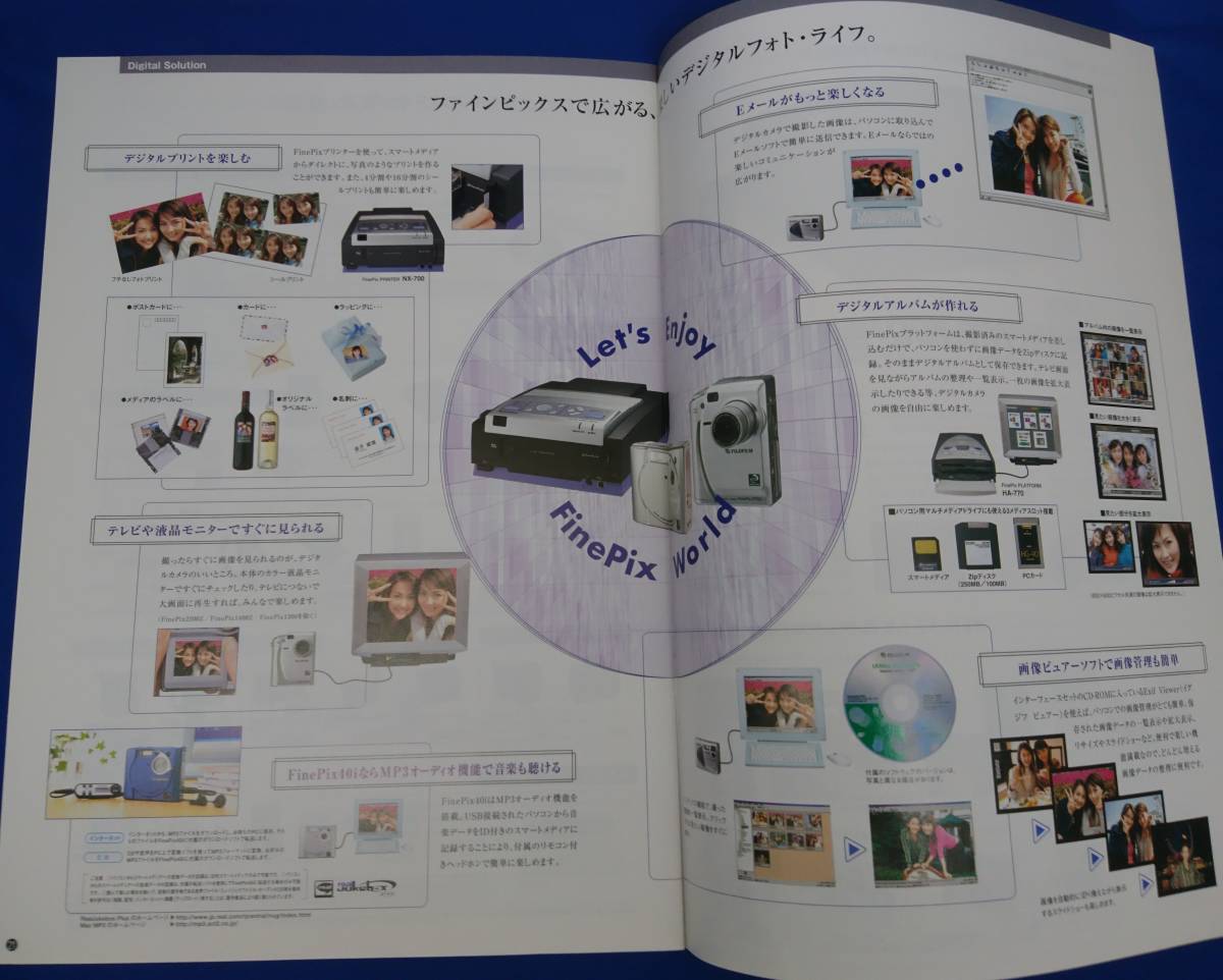 FUJIFILM digital camera general catalogue 2001.1 all 30 page 